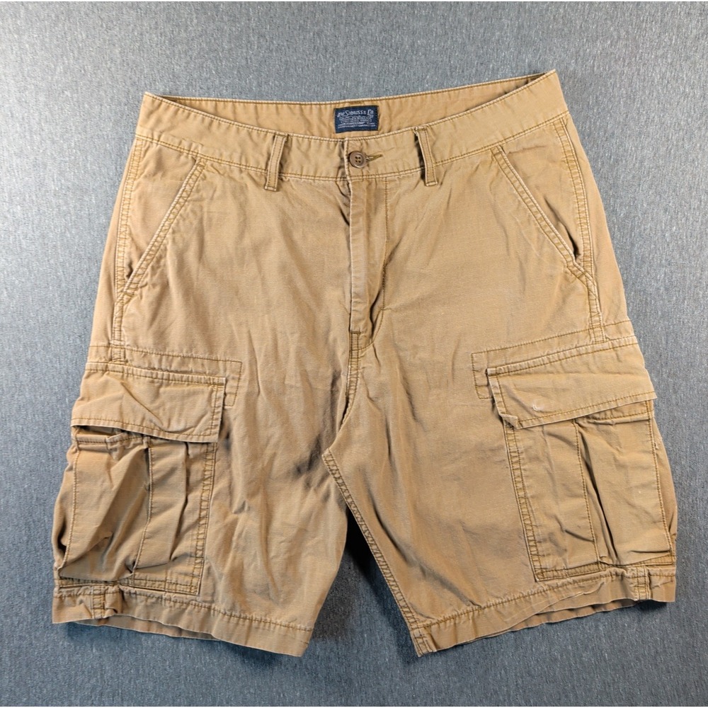 Levi's Cargo Shorts Mens 31 Tan Khaki Good Ripstop Utility Pockets 23251-0011